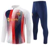 24 25 Barcelona toursuit Barca piłka nożna i dzieci ustawiają dorosłych chłopców Lewandowski Pedri Training Suit 23 24 BARCELONA Trening Stretch TrackSuits