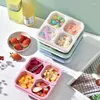 Vaisselle micro-ondes boîte à déjeuner Bento en paille de blé avec compartiment boîtes de pique-nique conteneur enfants école adulte