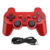 Dualshock 3 Wireless Bluetooth Joysticks for PS3 Vibration Controler Controls Joystick Gamepad for PS Ps3 Game Controllers Have Logo with Retail Box