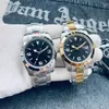 Herren Business Watch 41 mm Dial mit goldenem Edelstahl -Stahlriemen -Designer -Uhren mit automatischer Kette Mechanische Armbanduhr Freizeit -Armbanduhr