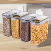 Food Jars Canisters 4L Household Rice Bucket Rice Box Grain Storage Box Kitchen Storage Tank Food Grade Food Storage Tank Moisture-Proof Sealed Box L240308