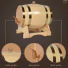 Water Bottles 1.5L/3L Mini Oak Pine Wine Barrel Storage Special Bucket Beer Casks For Brandy Whiskey Household