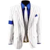 Suits Retro MJ Michael Jackson Smooth Criminal Vocal Concert History Stripe Outfit Suits