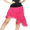 Stage Wear Tassels Salsa Dance Skirt Dancing Costume For Latin Ballroom Tango Cha Performance Skirts Price Girls Adults