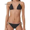 Costumi da bagno da donna per donna Sexy bikini alla moda nero a tre punti stampa floreale costume da bagno diviso per la famiglia da donna Designer netto costume da bagno rosso costume da bagno tankini