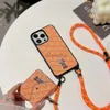 Cell Phone Cases Beautiful iPhone Cases 15 14 13 Pro Max Luxury Crossbody Purse AirPods 2 3 4 pro 16 15promax 14promax 15pro 14pro 13pro 12pro 12 Case Box 0813 240304