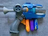 Arma brinquedos 22cm azul laranja azul geração 1 slugterra arma brinquedo com 3 balas menino pistola gunl2403