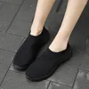 Women's 708 Shoes Walking Vulcanized High Quality Sports Flat Loafers Large Size 43 Flying Woven 5