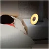 Ночные огни Brelong Wake-Up Light Умный светодиодный ночной будильник Цветные светящиеся атмосферные огни 1 шт. Освещение для доставки груза I Dh1X6