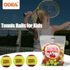 ODEA Marca Kids Tennis Ball Training Palline elastiche Racchetta Decompressione di alta qualità con borsa portatile per età superiore a 5 240304