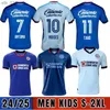 Jerseys de football Cruz Azul 23 24 CDSYC Ligue Vieira Lira Rodriguez Home Away Third Football Shirts Liga MX Camisetas de Futbol Kit Jerseyh240308