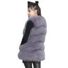 PP New Haining Feather Ostrich Fur Grass Mid Length Vest Coat Women's Neereless Repair542081