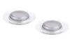 Autres fournitures de toilettes de bain 2pcs filtre d'évier de cuisine en acier inoxydable filtre à mailles perforées à large bord 11cm4417698