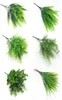 Decorative Flowers Wreaths Fork Water Grass Eucalyptus Plastic Artificial Plants Green Flower Plant Wedding Home Decoration Tabl9305894