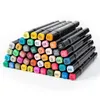 4880 Farben Alkoholbasis Marker Stift Set Dual Tipp Double Head Black Fass Zeichnen für Kids School Supplies Design 240229