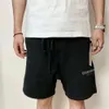 Shorts Designer Men Letter Gedrukte sporthoens Casual losse oversized stijl Drawtring Knielengte kort 60