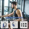 2022 Nya TWS Wireless Bluetooth 5.1 hörlurar Stereo Sport Waterproof Earhook Earpon med Mic Charging Box för Xiaomi iPhone