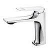 Bathroom Sink Faucets Parts Basin Faucet Splashproof Vanity 1pc Cold Mixer Tap Modern Art Square Brand
