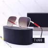 Designer solglasögon för kvinnor klassiska Proda solglasögon UV400 högkvalitativa strandsolglasögon valfri triangulär signatur - PRD7460; Butik/21621802