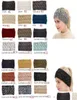 Acessórios para o cabelo Cc Hairband Colorf Malha Crochet Headband Inverno Ear Warmer Elastic Hair Band Wide Acessórios B5 Drop De8040596133755