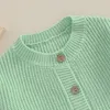 Blotona Byboys Boys Girls Cardigan Spring Cotton Sweater Top Childs Children Clothing Button Upニットウェアジャケット240301