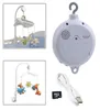 Canzone Rotary Baby Mobile Culla Sonagli Letto Campana Giocattolo Movimento a batteria Carillon Passeggino Campana appesa Giocattoli Scheda SD da 128 MB L6909426