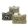 Shinny glitter sacos de noite hardsurface caixa elegante feminino bolsa ombro casamento banquete festa luxo bolsa 240301