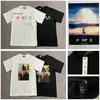 メンズTシャツパープルシャツメンズTシャツグラフィックティーデザイナーシャツ服コットングラフィティ邪悪な楽しいカラープリントプリントスケッチオイルペインティングパターンストリートグラフィティルーズ