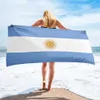 Lovinsunshine Argentina Flage America Flagg Tryckt strandhandduk Summer Women High Absorbent Microfiber Bath Handdukar AB#181 Y2004269F