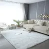 Tapis en fourrure tapis de salon chambre moderne décoration de Style nordique grande taille noir gris blanc tapis antidérapant pour enfants 240226