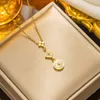 Fashion 4/ leaf clover pendant gold necklaces Silver rose gold Chain Classic street luxury Necklace Seiko High-end Jewelry Supply for girl gifts