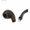 Outros Home Garden RU MUXIANG Ebony Pipe 9mm Filter Tip Pipe Tubos de madeira e acessórios limpos Mens Cavalheiro Presentes de Natal presente do dia dos pais T240309