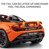 McLaren 720S 1 24 Super Sportcar Sound Light Miniatures Alloy Diecast Model Car Presents For Boyfriend Toys for Kid Gift Metal 240229