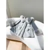 Снежный эльф с лисьим воротником, меховая накидка, двухсторонняя кашемировая женская шерстяная шерстяная куртка средней длины 964545