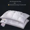 Soft Pillows White Goose Down Feather Pillows for Sleeping Neck Protection Bed Pillows with 100% Cotton Cover 240306