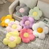 Cute Flower Plush Pillow Stuffed Soft Plant Flower Throw Pillow Cushion Home Sofa Decoration Pillow 240226