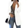 Cappotto blazer da donna a righe tasche frontali aperte cardigan abito formale camicetta a maniche lunghe cappotto 240228