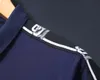Синий дизайнерский комплект из короткой спортивной футболки и шорт, женская повседневная дышащая рубашка из чистого хлопка с короткими рукавами и буквами, мужской свободный комплект из двух частей