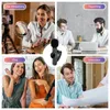 Microfones K9 Professional Microphone Wireless Lavalier för Android Type C iPhone Live Broadcast Gaming Recording Interview Vlog