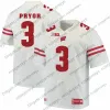 Wisconsin Futbol 5 Graham Mertz 3 Kendric Pryor 6 Danny Davis III 7 Bradrick Shaw 37 Garrett Groshek 14 Nakia Watson Jersey