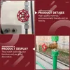 Kitchen Faucets 12 Pcs Faucet Valve Hand Wheel Round Handles Hose Stainless Steel Wheels Water Gate Red