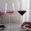 Wine Glasses 450-650ml Light Luxury Burgundy Red (Dessert ) Cup Handmade Square Goblet Fashion Festival Banquet Family Drinkware Gift