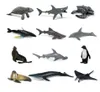 12pcs Simulation Mini Sea Life Whale Action Figures Lifelike Education Kids Children Animal Model Toy Gift Cartoon Toys5276070