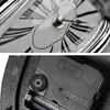 壁の時計シュールなねじれた壁時計サルバドールダリスタイルの溶けた時計装飾溶けた棚時計ホームデコキッチンオフィスデスクテーブルT240309