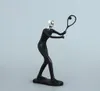 Novel Games Crafts Modern Abstract Sculpture Sports Tennis Player Figure Model Statue Art Carving Harts Figur Hemdekoration9823864