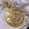Jewelry designer Manufactured 925 Silver Moissanite Pendant Custom Gold Plated Pendants Charm VVSHipHop