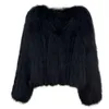 Lazy Sister Fox Hair New Double Sided Knitted Fur Coat For Women, Young, Short, And Small 781702
