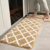 Alfombras 2024 estilo nórdico cocina larga alfombra de piso hogar absorbente absorbente de aceite antideslizante dormitorio baño alfombra