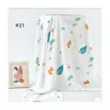 Blankets & Swaddling 34 Styles Baby Etamine Ddling 100% Cotton Flower Or Animals Print Blankets Nursery Bedding Newborn Ddle Bath Towe Dhiho