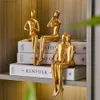 Dekorative Objekte Figuren Extravaganz Hausdekorationen Skulptur Raumdekoration Hochzeitsgeschenke Kunst Statue Figuren Wohnzimmer Liebesgeschenk T240309